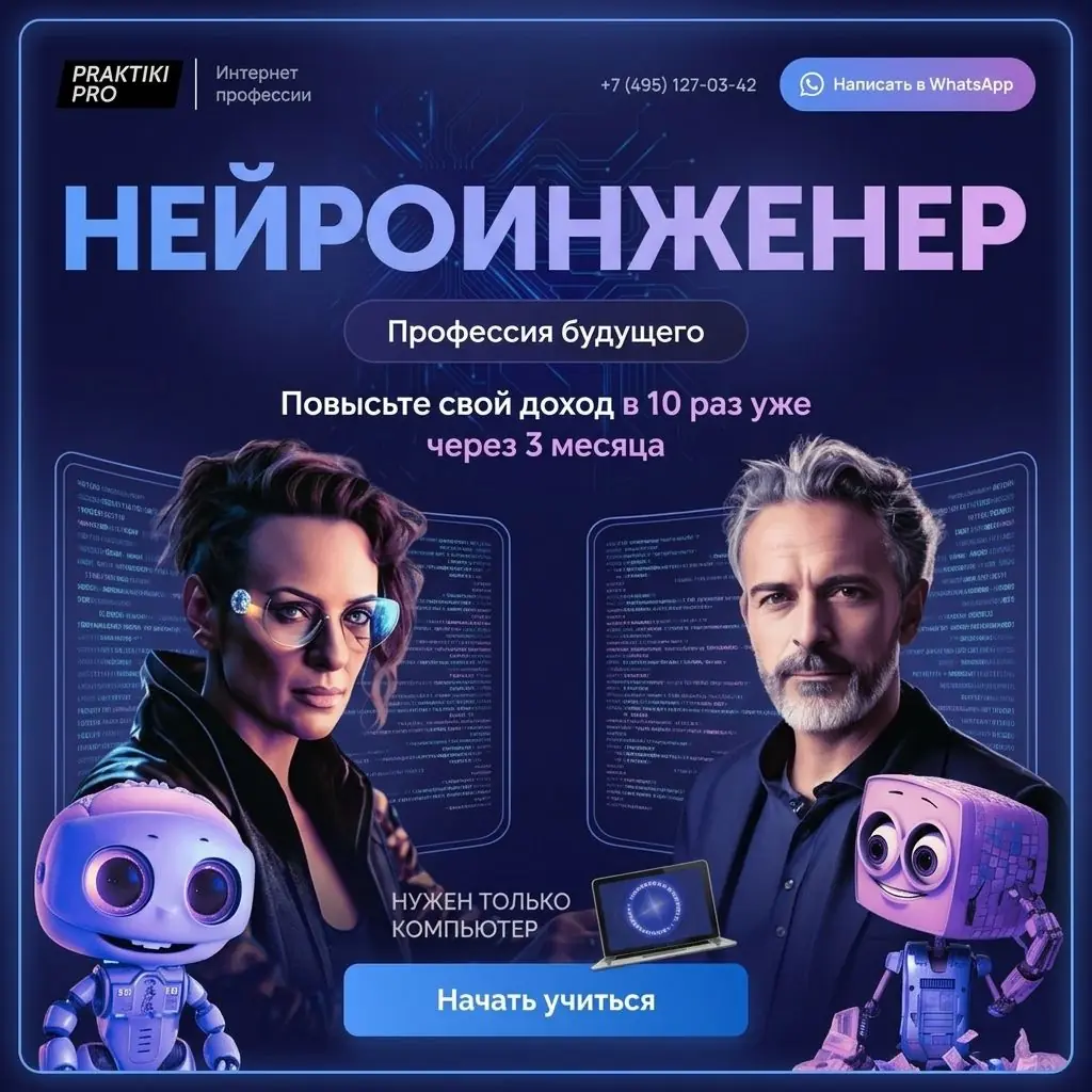 Курс Нейроинженер с нуля от школы ПрактикиПРО, эксперт: Антон Бочкарев